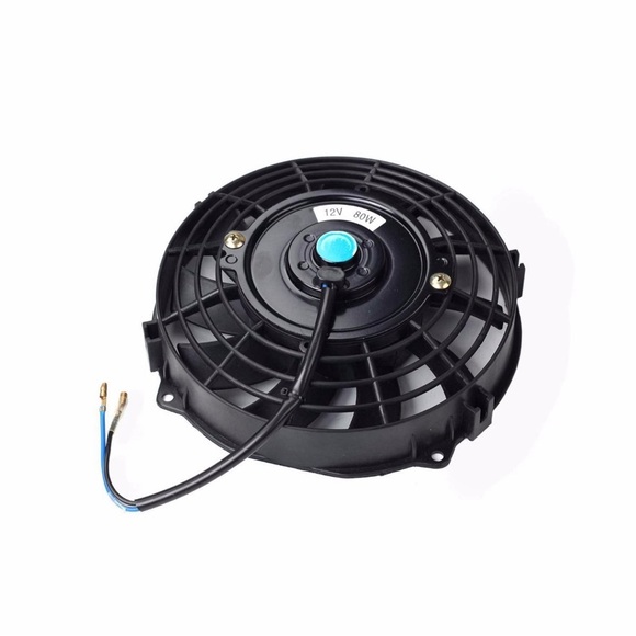 NIB Universal Slim Fan Push Pull Electric Radiator Cooling 12V 80W. No mounts - Picture 6 of 6